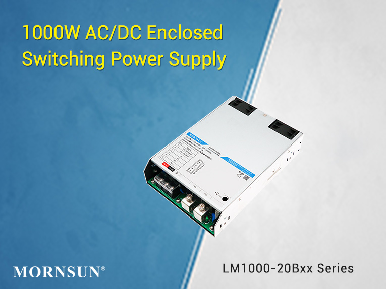 1000W AC/DC Enclosed Switching Power Supply - LM1000-20Bxx Series
